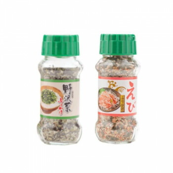＼今だけ！エントリーでポイント5倍！／ みなり 野沢菜ふりかけ 90g・えびふりかけ 85g　各15個セット【送料無料】｜LifeUp