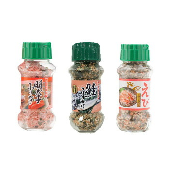 \今だけ!エントリーでポイント5倍!/ みなり 明太子ふりかけ 85g・鮭ふりかけ 85g・えびふりかけ 85g 各10個セット【送料無料】|LifeUp