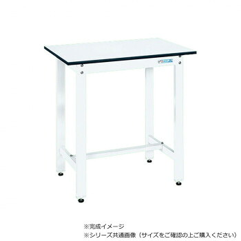 サカエ 軽量作業台KDタイプ 抗菌加工 パールホワイト 900×600×900mm KD-38LW【送料無料】