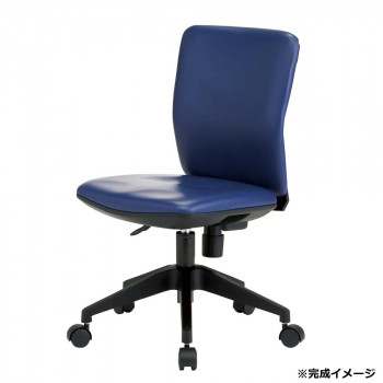 藤沢工業(TOKIO)　オフィスチェア　FST-55L ネイビー【送料無料】