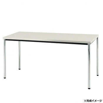 藤沢工業(TOKIO)　ミーティングテーブル　TDW-1275M ニューグレー【送料無料】