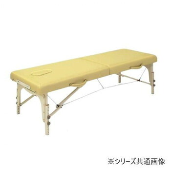 高田ベッド製作所 ローズ70 (木製ポータブルベッド) 幅70×長さ183×高さ45/65cm(高さ調節機能付き) アイボリー TB-381-02【送料無料】