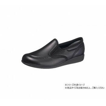 快歩主義 L172 婦人用 24.5cm ブラックスムース 513769 W2765【送料無料】