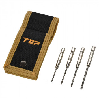 トップ工業(TOP) 電動ドリル用 六角シャンク鉄工ドリル 4本セット ETD-2035DKS【送料無料】 メール便対応商品