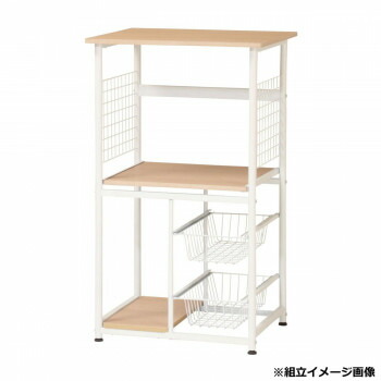 \今だけ!エントリーでポイント5倍!/ 弘益(KOEKI) UTILITY キッチンラック ナチュラル KR600NA【送料無料】|LifeUp