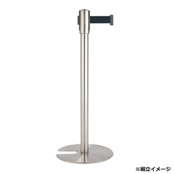 ＼今だけ！エントリーで尖んがり5倍／ベルトパーテーションLight ステン 胴締め黒 SU6613007【貨物輸送無料】