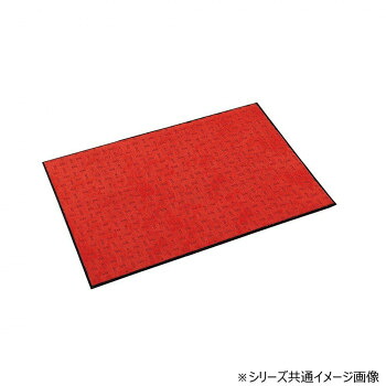 \今だけ!エントリーでポイント5倍!/ 雨天用マット 900×1500 レッド MR0261462【送料無料】|LifeUp