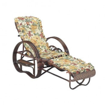 ＼今だけ！エントリーで尖んがり5倍！／ 今枝バス発着場 Romantic Rattan 籐三つ折寝腰かけ うす暗い赤銅色色タイプファブリックカバー付 A202BM【貨物輸送無料】