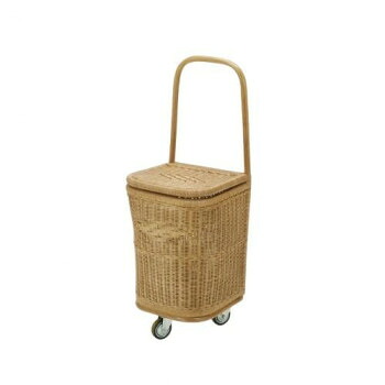 今枝商店 Romantic Rattan 籐ショッピングカート R207【送料無料】