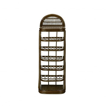 ＼今だけ！エントリーで尖んがり5倍／今枝バス発着場 Romantic Rattan 籐家庭用スリッパ仕合わせ 6段印字機 R296B【貨物輸送無料】