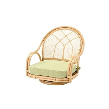今枝商店　Romantic Rattan　籐回転座椅子　ロータイプ　S360【送料無料】