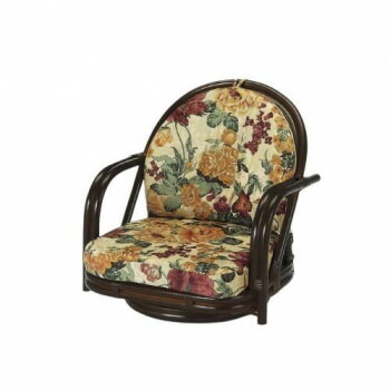 今枝商店　Romantic Rattan　籐回転座椅子　ロータイプ　S541B【送料無料】