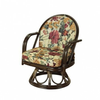 今枝商店　Romantic Rattan　籐回転座椅子　ミドルハイタイプ　S543B【送料無料】 16,784円