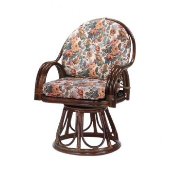 今枝商店 Romantic Rattan 籐回転座椅子 ハイタイプ S584B【送料無料】