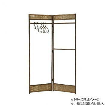 今枝商店　Romantic Rattan　籐折りたたみ式ハンガーラック　W758B【送料無料】