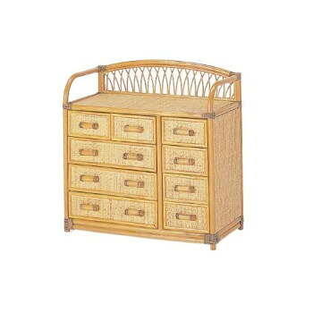 ＼今だけ！エントリーで尖んがり5倍／今枝バス発着場 Romantic Rattan 籐洋服箪笥 9杯印字機 W993【貨物輸送無料】