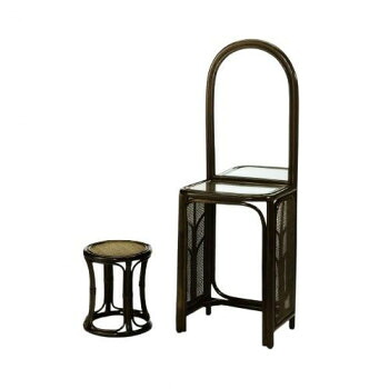 ＼今だけ！エントリーで尖んがり5倍／今枝バス発着場 Romantic Rattan 籐用だんす＆腰かけ仕掛ける W1003B【貨物輸送無料】