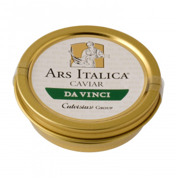 アルスイタリカ　イタリア産キャビア　ダヴィンチ(アドリアチョウザメ)　ソフトパスチュライズ　50g　7205【送料無料】