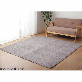 ホットカーペット対応 サンゴマイヤー ラグカーペット 長方形 約200×300cm グレー 5705499【送料無料】