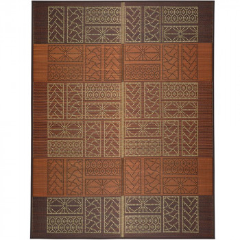 い草センターラグ(裏貼り) 伊勢(いせ) 約176×220cm ブラウン 81938811【送料無料】