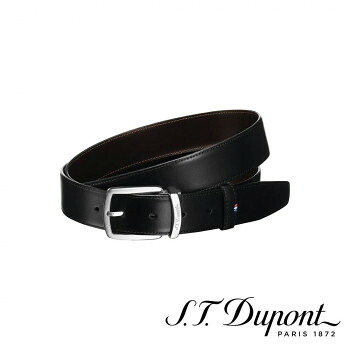 S.T. Dupont　エス・テー・デュポン　ラインD 35mm リバーシブルベルト BK＆BR　8210120【送料無料】