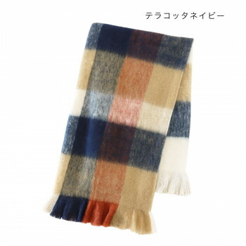 スローケット ウール混 テラコッタネイビー 13122006136【送料無料】