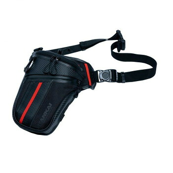 BA-509 ライディングモードホルスターバッグ BK/RE BA509B【送料無料】