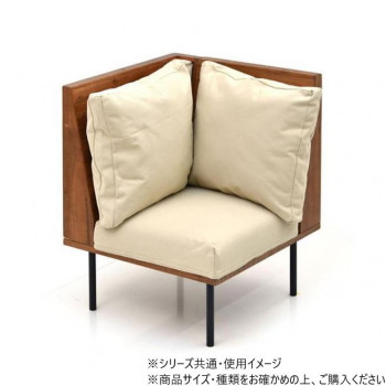 B.Bファニシング infinite L型角長いす 帆布ベージュ IFSE0316CABEG【貨物輸送無料】 インテリア・寝具・収納-ソファ