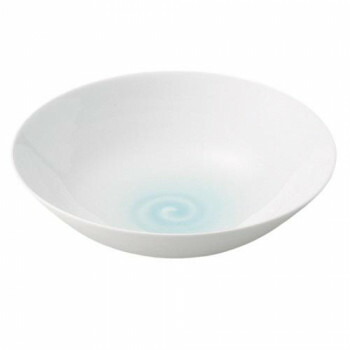 波佐見焼 山口隆作 青白磁鳴門紋8寸鉢 009-360M 5460-100【送料無料】