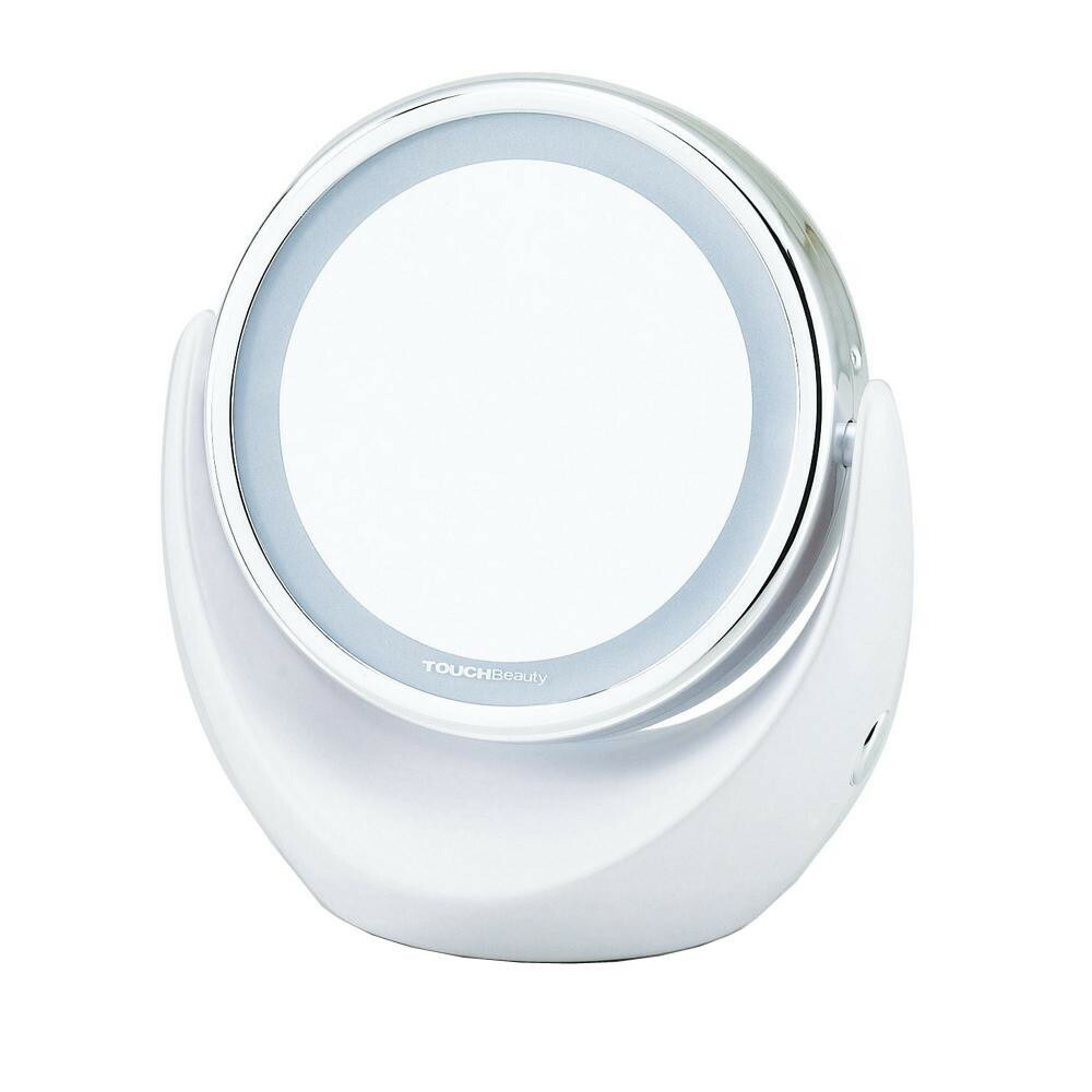 東出漆器 コスメ両面ミラー＆ライト(L) 7369【送料無料】