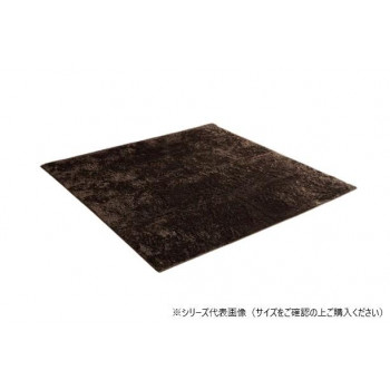 ラグ 制菌加工 約3畳 約200×250cm ホットカーペット対応 ブラウン 3985119【送料無料】