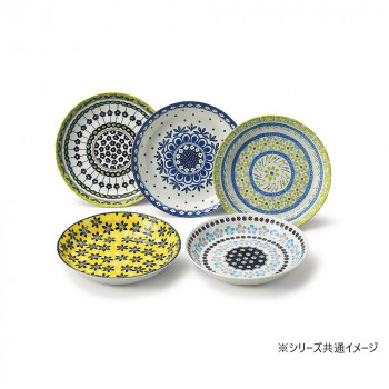 Table Talk Presents ポタリーフィールド スープカレー皿 5枚セット 7-1804【送料無料】
