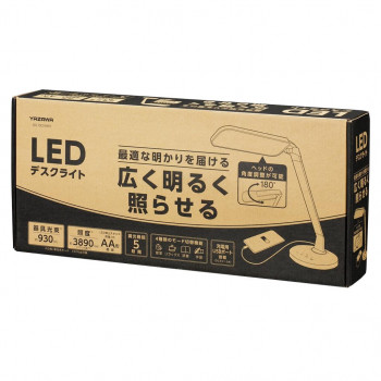 ＼今だけ！エントリーで尖んがり5倍／YAZAWA(ヤザワコーポレーション) 調光調色USB最終生産物役立つこと付き添い人LED事務机照明ランプ SDL10C01WH【貨物輸送無料】