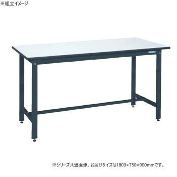 ＼今だけ！エントリーで尖んがり5倍／サカエ 試み用中量やり方台 抗菌粉体ペンキ塗り メラニン天板 1800×750×900粍 CDM-1875D【貨物輸送無料】