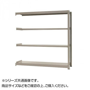 \今だけ!エントリーでポイント5倍!/ 中量ラック 耐荷重300kgタイプ 連結 間口1500×奥行600×高さ2400mm 4段 ニューアイボリー【送料無料】|LifeUp