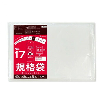 \今だけ!エントリーでポイント5倍!/ ECO TAI エコ袋 No.17 規格袋 FB-17 透明 100枚×30冊【送料無料】|LifeUp