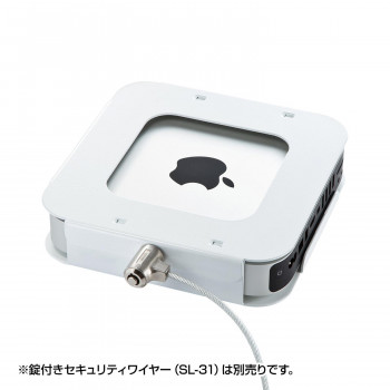 ＼今だけ！エントリーで尖んがり5倍／サンワサプライ Macmini安全対策 e安全対策 SLE-21SMM【貨物輸送無料】
