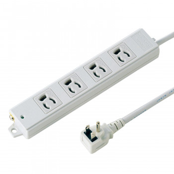 サンワサプライ 工事物件タップ 4個口・3m TAP-K4L-3【送料無料】 メール便対応商品