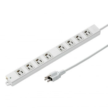 サンワサプライ 工事物件タップ 3P 8個口 3m TAP-KS8-3【送料無料】