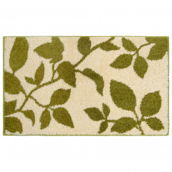 カキウチ リーフ フロアマット グリーン 45×75cm【送料無料】