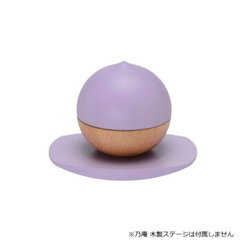 ＼今だけ！エントリーで尖んがり5倍！／ 乃庵(のあん) 木製骨壺 パープル 32R8007500032【貨物輸送無料】