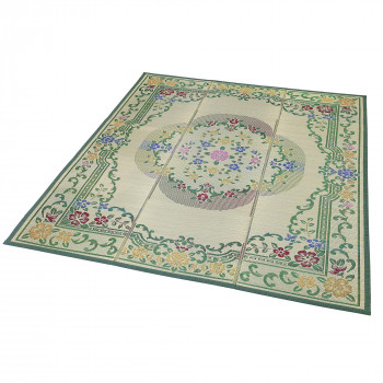 \今だけ!エントリーでポイント5倍!/ 大島屋 い草ラグ グレイス グリーン 210x250cm【送料無料】|LifeUp