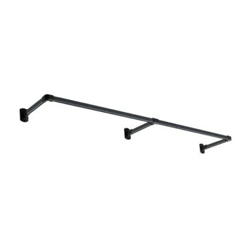 30017047 トーソー(TOSO) ハンギングバーH1 正面付Cセット ブラック 1400X250mm【送料無料】