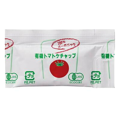 タカハシソース　カントリーハーヴェスト 有機トマトケチャップ 6g　1200個(40×30)　017076【送料無料】
