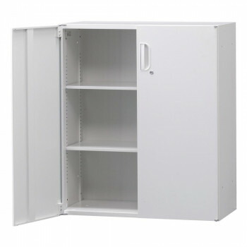 ＼今だけ！エントリーで尖んがり5倍／豊國実業 壁面納める庫深型両開きH1050(下置) 白いこと HOS-HRDX BN-90色(白いこと)【貨物輸送無料】