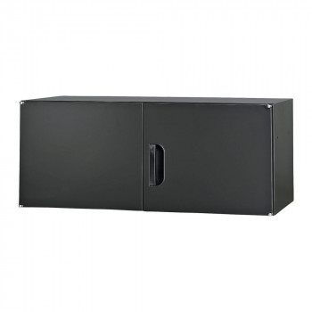 豊國工業 壁面収納庫深型上置き棚H370 ブラック HOS-U2X-B CN-10色(ブラック)【送料無料】 19,257円