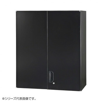 ＼今だけ！エントリーで尖んがり5倍／豊國実業 壁面納める庫浅型両開きH1050(上置) 黒いこと HOS-HRUSX-B CN-10色(黒いこと)【貨物輸送無料】
