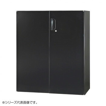 ＼今だけ！エントリーで尖んがり5倍／豊國実業 壁面納める庫浅型両開きH1050(下置) 黒いこと HOS-HRDSX-B CN-10色(黒いこと)【貨物輸送無料】