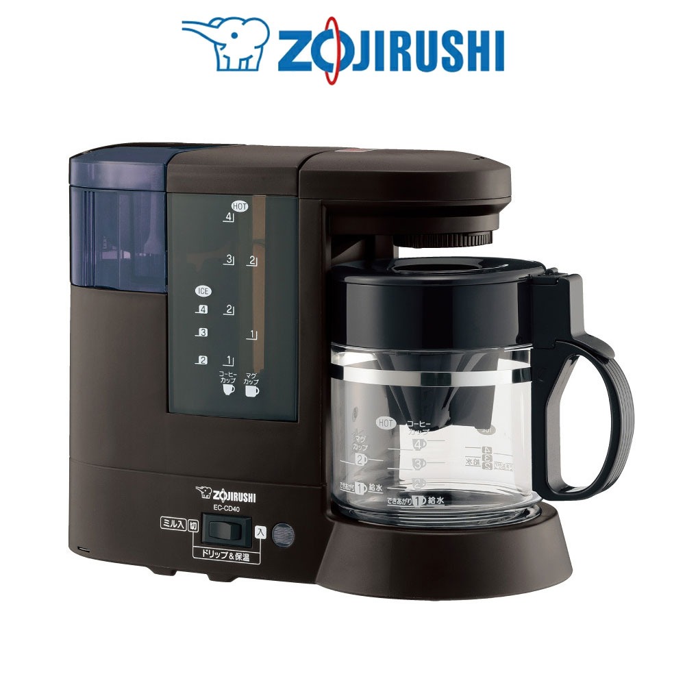 象印 ZOJIRUSHI ミルつき コーヒーメーカー 540ml ドリップ方式 ダークブラウン EC-CD40-TD 送料無料 6,408円