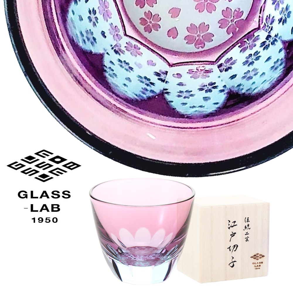 楽天市場】手づくり 彫刻 伝統工芸品 GLASSLAB 江戸切子 椎名
